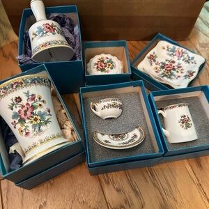 Floral Porcelain Miniature Set